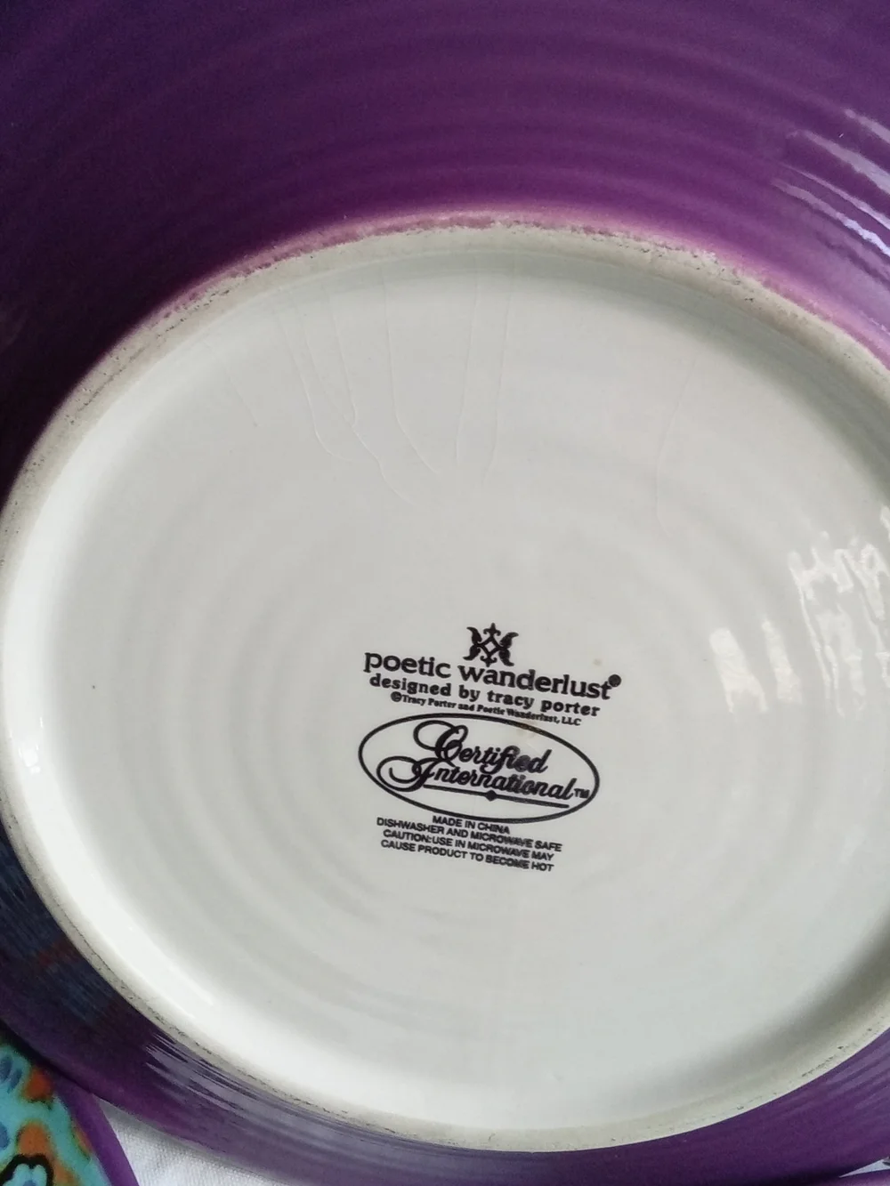 Tracy‎ Porter Poetic Wanderlust Certified International Salad Plates Set of 5